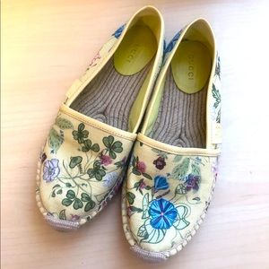 Gucci Flora Espadrilles Flats